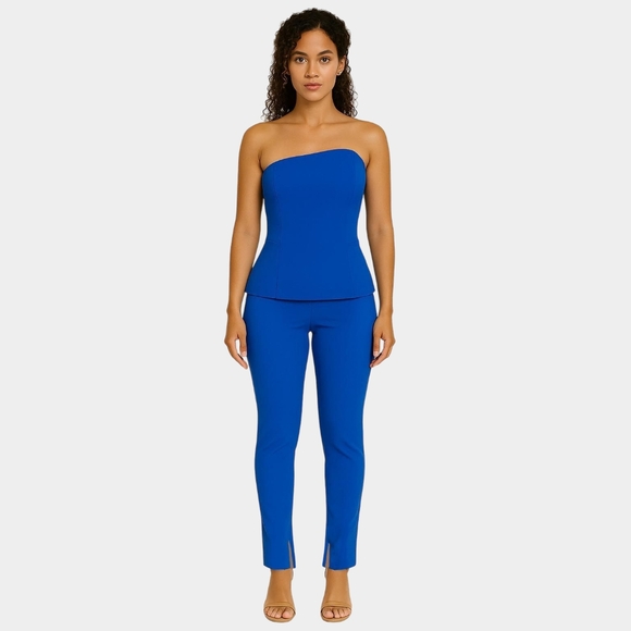 Marciano For Guess Size XS, Royal Blue Strapless Set (Top And Pants) - Picture 1 of 2